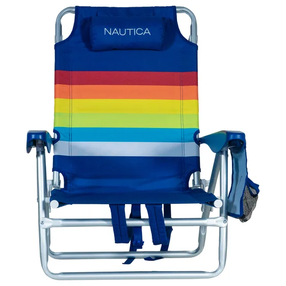 כיסא חוף מתקפל NAUTICA – נוחות פרימיום לכל רגע בחוץ 🌊 – תמונה 7