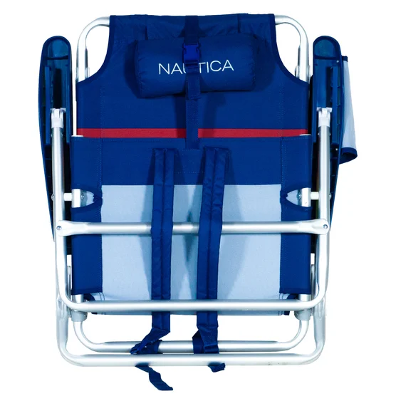 כיסא חוף מתקפל NAUTICA – נוחות פרימיום לכל רגע בחוץ 🌊 – תמונה 5